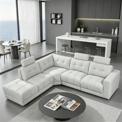 Stor størrelse stof stue sofa